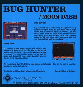 Bug Hunter and Moon Dash - Box - Back Image