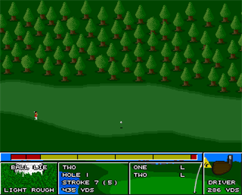 Amiga World Golf - Screenshot - Gameplay Image