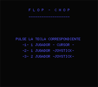 Flop Chop - Screenshot - Game Select Image