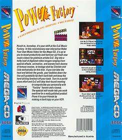 Power Factory featuring C+C Music Factory - Box - Back Image