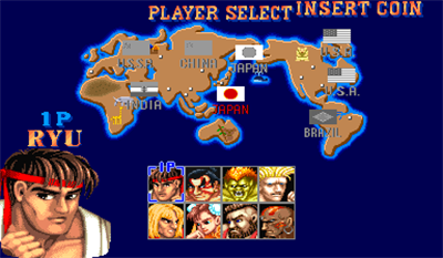 Street Fighter II: The World Warrior - Screenshot - Game Select