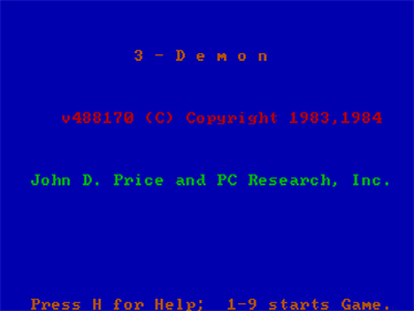 3-Demon - Screenshot - Game Title Image