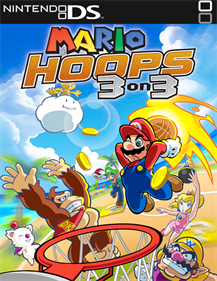 Mario Hoops 3 on 3 - Fanart - Box - Front Image