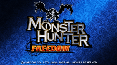 Monster Hunter Freedom - Screenshot - Game Title Image
