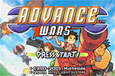 Advance Wars - Screenshot - Game Title Image