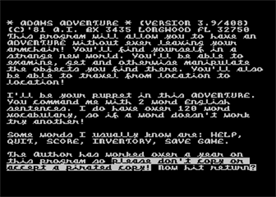 Pirate Adventure - Screenshot - Game Title Image