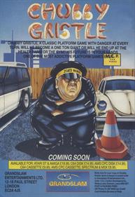 Chubby Gristle - Advertisement Flyer - Front Image