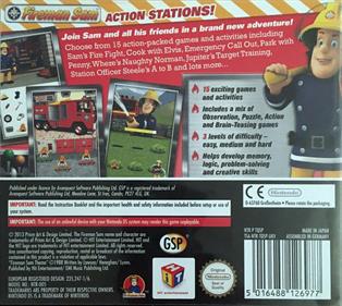 Fireman Sam: Action Stations - Box - Back Image