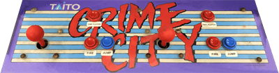 Crime City - Arcade - Control Panel Image