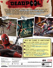 Deadpool - Advertisement Flyer - Front