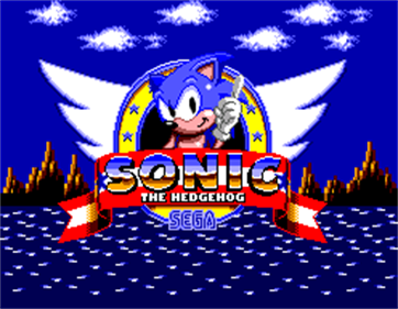 Sonic Genesis for Master System - Screenshot - Game Title Image