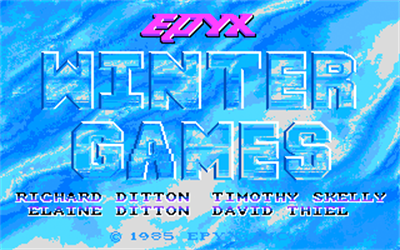 Winter Games - Screenshot - Game Title Image