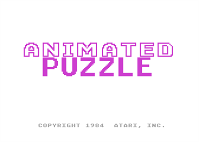 Animated Puzzle - Screenshot - Game Title Image