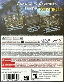 Stranger of Sword City - Box - Back Image