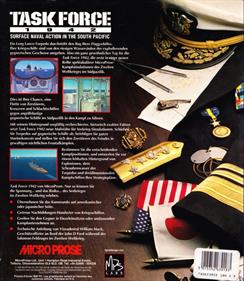 Task Force 1942: Surface Naval Action in the South Pacific - Box - Back Image