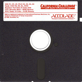 Test Drive II Scenery Disk: California Challenge - Disc Image