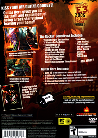 Guitar Hero - Box - Back Image