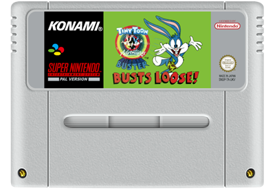 Tiny Toon Adventures: Buster Busts Loose! - Fanart - Cart - Front Image