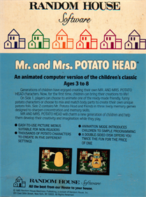 Mr. and Mrs. Potato Head - Box - Back Image