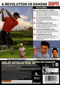 Tiger Woods PGA Tour 08 - Box - Back Image