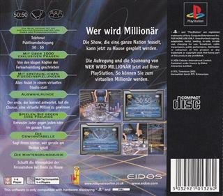 Who Wants to Be a Millionaire - Box - Back Image