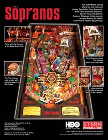 The Sopranos - Advertisement Flyer - Back Image
