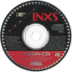 Make My Video: INXS - Disc Image