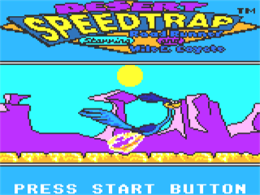 Desert Speedtrap starring Road Runner and Wile E. Coyote - Screenshot - Game Title Image
