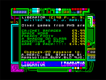 Liberator (Crash) - Screenshot - Game Title Image