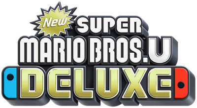 New Super Mario Bros. U Deluxe - Clear Logo Image