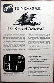 The Keys of Acheron - Box - Back Image