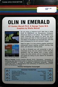 Olin in Emerald - Box - Back Image