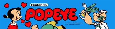 Popeye (Nintendo) - Arcade - Marquee Image