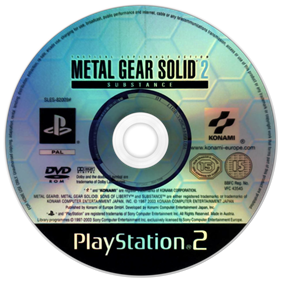 Metal Gear Solid 2: Substance - Disc Image