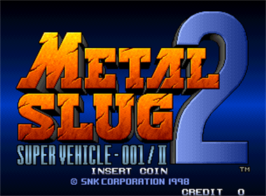 Metal Slug 2 - Screenshot - Game Title Image