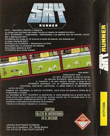 Sky Runner  - Box - Back Image