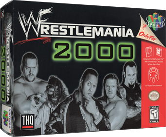 WWF WrestleMania 2000 - Box - 3D Image