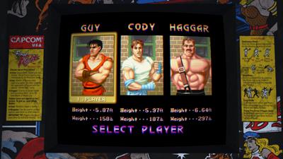 Final Fight: Double Impact - Screenshot - Game Select Image