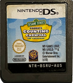123 Sesame Street: Cookie's Counting Carnival: The Videogame - Cart - Front Image