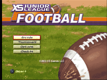 XS Junior League Football - Screenshot - Game Select Image