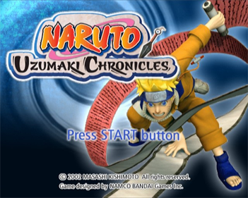 Naruto: Uzumaki Chronicles - Screenshot - Game Title Image