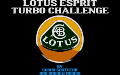 Lotus Esprit Turbo Challenge - Screenshot - Game Title Image