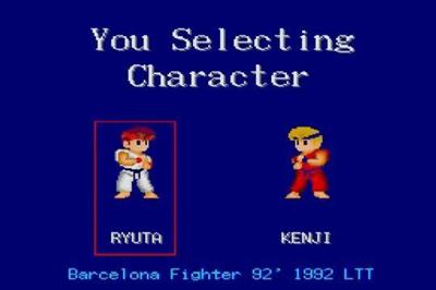 Barcelona Fighter '92 - Screenshot - Game Select Image