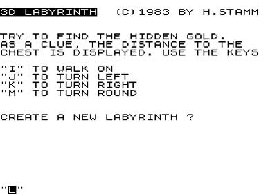 3D Labyrinth - Screenshot - Game Title Image