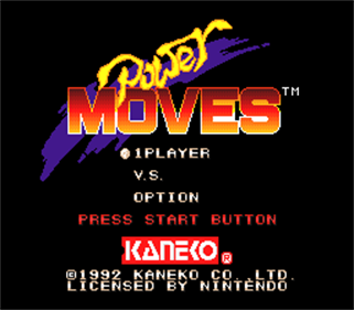 Power Moves - Screenshot - Game Title Image