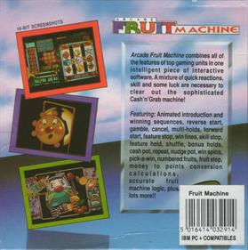 Arcade Fruit Machine - Box - Back Image