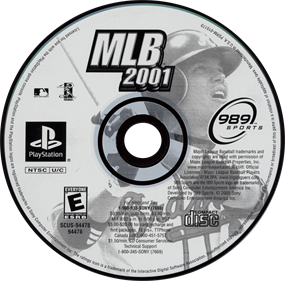 MLB 2001 - Disc Image