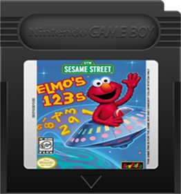 Sesame Street: Elmo's 123s - Fanart - Cart - Front Image
