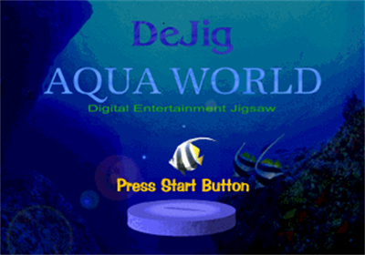 Dejig: Aqua World - Screenshot - Game Title Image