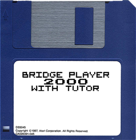 Bridge Player 2000 With Tutor - Fanart - Disc